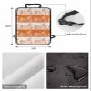 Car Seat Protector, 2 Pack Kick Mats Back Seat Protector Fall Plants Flowers Leaves Grass Natural Style Orange Waterproof Backseat Cover for Kids Universal Fit Automotive Interior Protectors view 2