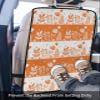 Car Seat Protector, 2 Pack Kick Mats Back Seat Protector Fall Plants Flowers Leaves Grass Natural Style Orange Waterproof Backseat Cover for Kids Universal Fit Automotive Interior Protectors view 3