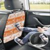 Car Seat Protector, 2 Pack Kick Mats Back Seat Protector Fall Plants Flowers Leaves Grass Natural Style Orange Waterproof Backseat Cover for Kids Universal Fit Automotive Interior Protectors view 4