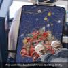 Car Seat Protector, 2 Pack Kick Mats Back Seat Protector Christmas Red Truck Poinsettia Flower Balls Blue Linen Waterproof Backseat Cover for Kids Universal Fit Automotive Interior Protectors view 3
