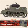 Ssccgym Remote Control Light Tank US M5A1 Stuart Tank 1/16 War RC Military Vehicle Simulation Smoke Barrel Lifting/Turret Rotation 360 Degrees/NO-Shooting/Collection Model / 2Batteries view 4