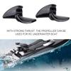 POENVFPO 4PCS RC Boat 2 Blades Propellers, Hole 4mm Diameter 40mm Plastic Full Immersion Propeller for RC Boat Model Boat (Two Pairs) view 3