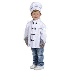 212 Main Junior Chef Jacket with Hat Small Multicoloured