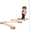 Montessori Wooden Balance Beams for Kids | Indoor & Outdoor Balance Play | Exercise Balance & Coordination | Obstacle Course Balance Toys for Children | Toddler Balance Beam (2 Pieces) view 1