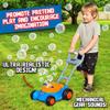 Hot Wheels Bubble Lawn Mower for Toddlers, Bubble Blowing Machines, Indoor/Outdoor Gardening Toy, Birthday Gift for Prechool Girls and Boys, No Batteries Required, Includes Bubble Solution, 2+ view 3