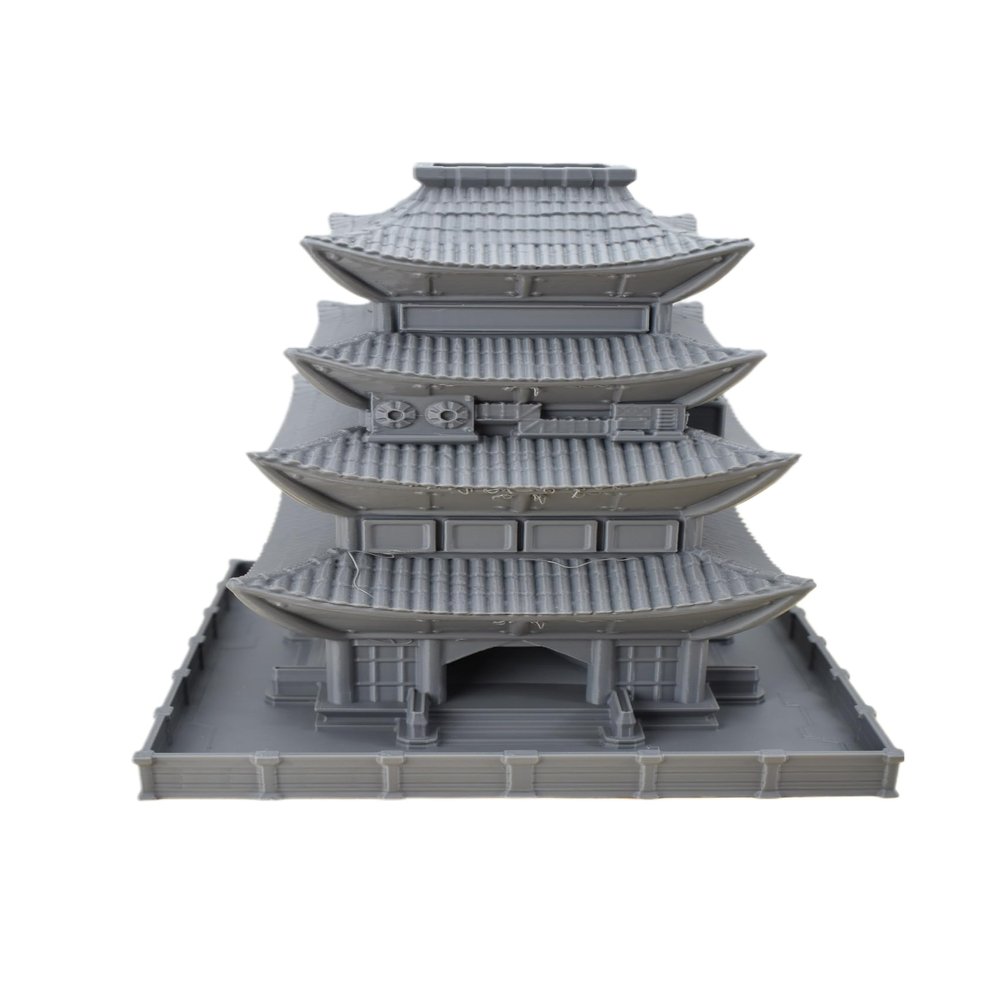 Dystopian Asian Dice Tower - DND Dice Tower - DND Dice Tray - Tabletop RPG - Role Playing Games - MTG - Magic - Dungeons - Dragons