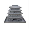 Dystopian Asian Dice Tower - DND Dice Tower - DND Dice Tray - Tabletop RPG - Role Playing Games - MTG - Magic - Dungeons - Dragons view 1