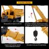 SNACKTANT Remote Control Crane Truck Toy for Boys - 2.4G Large RC Crane Truck with Light & Sound, 6 Channel Construction Toy with 2 Batteries, Tractor Toy Birthday for Kids 3-8 Years Old view 3