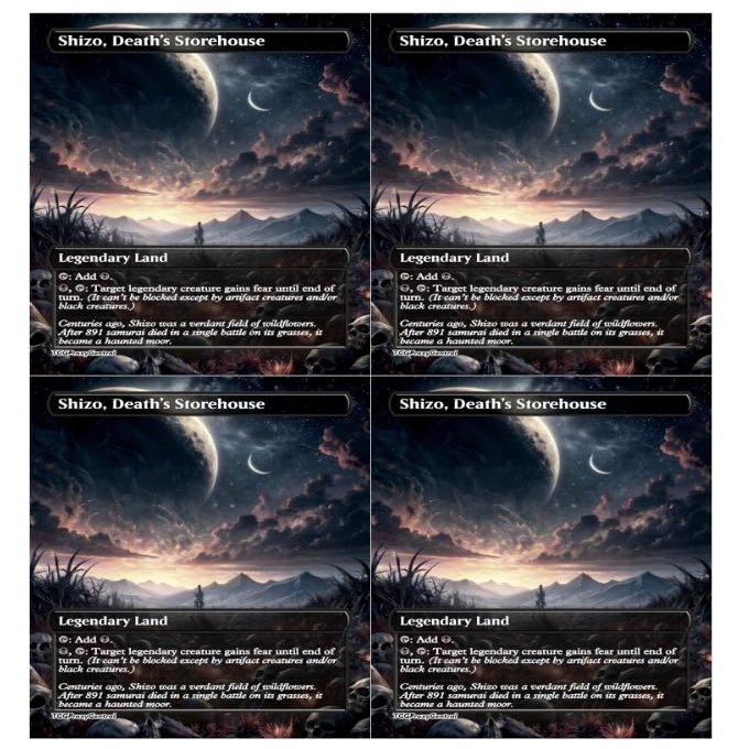 4x | Shizo, Death's Storehouse | Anime | Full Art | Foil or Non-Foil (Non Foil)