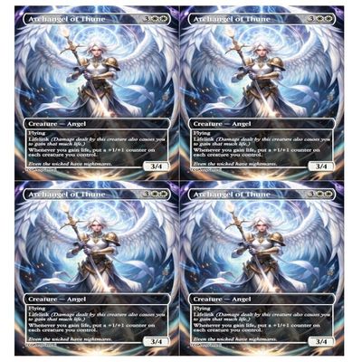 4X | Archangel of Thune | Anime | Full Art | (Non Foil)