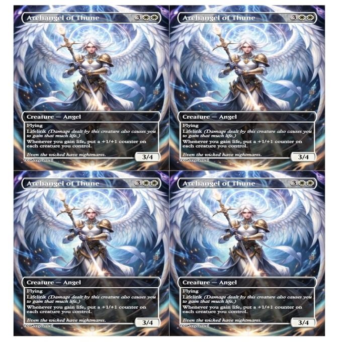 4X | Archangel of Thune | Anime | Full Art | (Non Foil)