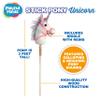 Playful Minds Stick Horse | Plush Handcrafted Hobby Horse Stick Pony Provides Fun Pretend Play for Toddlers & Preschoolers | Handsewn, Sturdy Wood, and Sound Effects (Unicorn) view 3
