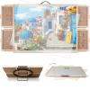 BuilderButler 1500 Pieces 2-in-1 Tilting & Rotating Puzzle Board, Portable Puzzle Table with 4 Drawers Cover,34.25" x 25.2" for 1500 Pieces view 1