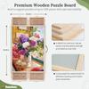 BuilderButler 1500 Pieces 2-in-1 Tilting & Rotating Puzzle Board, Portable Puzzle Table with 4 Drawers Cover,34.25" x 25.2" for 1500 Pieces view 2