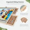 BuilderButler 1500 Pieces 2-in-1 Tilting & Rotating Puzzle Board, Portable Puzzle Table with 4 Drawers Cover,34.25" x 25.2" for 1500 Pieces view 4