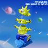 MSKOLER Magnet Robot Toys for Kids 3-5 - Magnetism Stacking Transform Boys Toys for Ages 5-7 with Storage Box, Set for Toldllers Age 3-8 Years Old Girls, Christmas and Birthday Gifts view 3