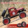 FCX24 RC Crawler 1/24 Remote Control Car, Power Wagon 4WD RC Crawler Two-Speed Shift, RC Rock Crawler 8Km/h with Portal Axle Metal Gears for Adults (Red) view 4