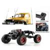 FCX24 RC Crawler 1/24 Remote Control Car, Power Wagon 4WD RC Crawler Two-Speed Shift, RC Rock Crawler 8Km/h with Portal Axle Metal Gears for Adults (Yellow) view 3
