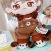 CALEMBOU Plush Doll Clothes ,Cute Stuffed Animal Clothes for Kimmon Mimon, 6 Inches Puppy Suit 3-Piece Set Soft Stuffed Plush Toy Dress Up Accessories view 2