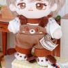 CALEMBOU Plush Doll Clothes ,Cute Stuffed Animal Clothes for Kimmon Mimon, 6 Inches Puppy Suit 3-Piece Set Soft Stuffed Plush Toy Dress Up Accessories view 3