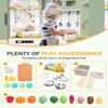 Babytronic Corner Wooden Play Kitchen Set for Kids w/Lights & Sounds, Pretend Play Kitchen Playset with Stove, Microwave, Ice Maker & Accessories, Perfect for Toddlers & Multiple Children (Green) view 4