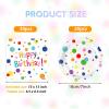 40PCS Happy Birthday Decorations Happy Birthday Party Supplies Set Includes Disposable Paper Birthday Plates and Napkins with Birthday Dots Design for Adults and Kids Party Supplies view 2
