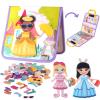 CHEFAN Felt Dress-Up Dolls Set,Pretend Play Dress Up Game with Felt Board, Outfit and Accessory Pieces,Perfect for Little Girls 3+ view 1