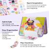 CHEFAN Felt Dress-Up Dolls Set,Pretend Play Dress Up Game with Felt Board, Outfit and Accessory Pieces,Perfect for Little Girls 3+ view 4