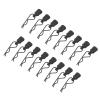 DMiotech 50Pcs Body Clips Pins with Pull Tabs, Black Universal RC Cars Parts Shell Replacement Parts for 1/24 1/28 1/36 Scale RC Car view 1
