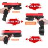 Gel Blaster Toys X2 for Ages 14 & Up and Adults,Full Auto Splatter-Blaster with Drum,Long Hopper,Safety Light and Goggles for Activities Team Game,Red view 4