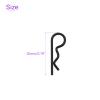 DMiotech 4Pcs Body Clips Pins RC Car Shell Bolt Clip Model Car Body Clips Pins Yellow Universal Shell Replacement Parts for 1/10 Scale RC Car view 4