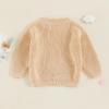 0-3T Halloween Sweater Baby Boy Girl Fall Winter Clothes Pumpkin Costumes Knit Sweatshirt Infant Toddler Outift (Khaki, 9-12 Months) view 3