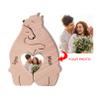 YOOURNEONS Personalized Anniversary Couples Gifts for Women and Men, Custom Wooden Puzzle with Photo, Customized Birthday, Wedding Memorial, Mother's Day, Couples Gift for Women, Wife, Her view 2
