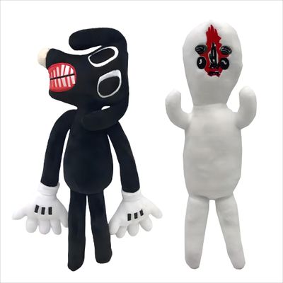 EICHIMEOW 2 PCS Siren Head Toy Plush Toy Cartoon Cat Cartoon Dog and Peanut Adults Children's Party Birthday Halloween Thanksgiving Christmas Plush Toys (Dog)