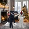 EICHIMEOW 2 PCS Siren Head Toy Plush Toy Cartoon Cat Cartoon Dog and Peanut Adults Children's Party Birthday Halloween Thanksgiving Christmas Plush Toys (Dog) view 4