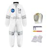 EVGVAT Kids Astronaut Costume for Boys Girls Halloween Space Jumpsuit (White, 9-10Years) view 1