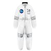 EVGVAT Kids Astronaut Costume for Boys Girls Halloween Space Jumpsuit (White, 9-10Years) view 2