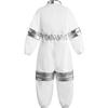 EVGVAT Kids Astronaut Costume for Boys Girls Halloween Space Jumpsuit (White, 9-10Years) view 3