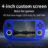 RG40XX H Retro Handheld Game Console, Linux OS Built-in 64G TF Card Retro Video Games Consoles 4.0 Inch IPS Screen Portable Pocket Video Player 5500+ Games (Blue) view 2