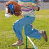 HollyHOME Stick Horse Plush with Detachable Blue Ribbon Champion Hobby Horse on Stick with Wood Wheels Real Pony Neighing and Galloping Sounds for Kids Toddlers Brown 36 Inches(AA Batteries Required) view 4