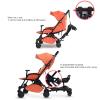 JIYIAN Universal Double Stroller Board,Child Rider Stroller Connector Auxiliary Pedals,with Saddle Seat and Standing Plate for Most Prams - Quick and Easy to Use view 4