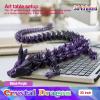 HyBaiS 30 inch Large 3D Printed Dragon,3D Dragons Figurine Toy,Big 3D Printed Toys,Easter Stuffer Gift for Kids 5-7,Desk and Home Decor view 3