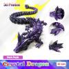 HyBaiS 30 inch Large 3D Printed Dragon,3D Dragons Figurine Toy,Big 3D Printed Toys,Easter Stuffer Gift for Kids 5-7,Desk and Home Decor view 4