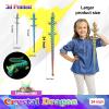 HyBaiS 24 inch Large 3D Printed Dragon Glow in The Dark,3D Dragons Figurine Toy,Big 3D Printed Toys,Easter Stuffer Gift for Kids 5-7,Desk and Home Decor(Luminous Rainbow) view 2