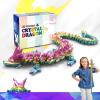 HyBaiS 30 Inch Large 3D Printed Crystal Dragon Toy,Dragon Figurine Large Toy for Kids(Rainbow, 30 inch) view 1