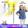 HyBaiS 30 Inch Large 3D Printed Crystal Dragon Toy,Dragon Figurine Large Toy for Kids(Rainbow, 30 inch) view 2