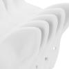 BESTYASH 5 Pcs Halloween Masks Cat Mask DIY Paintable Blank Pulp Party Halloween Masquerade Costume Cosplay Accessory Paper s view 4