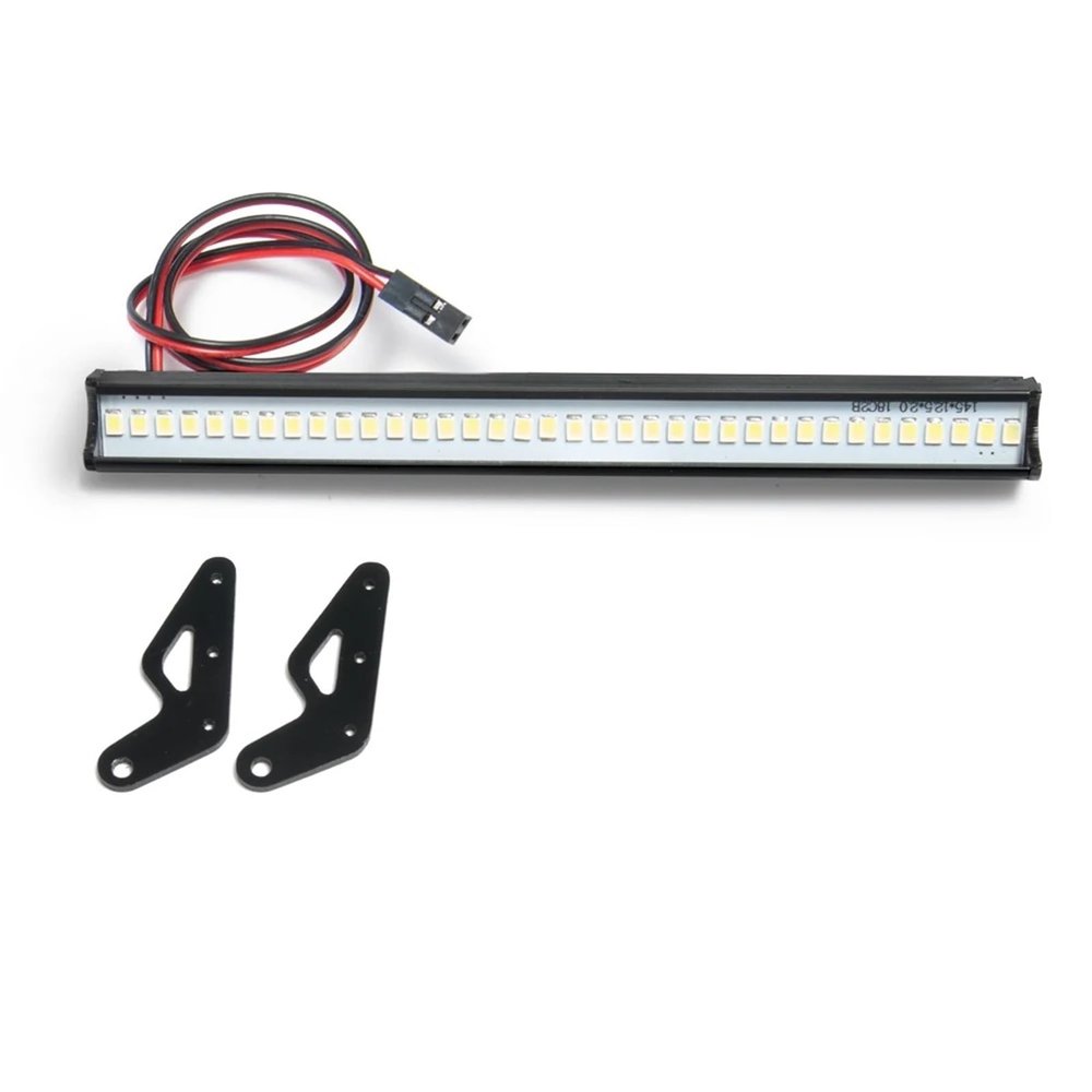 RC Car Lamp Compatible With Axial SCX10 For Wrangler & SCX10 III TRX4 1/10 RC Crawler Car Upgrade Parts RC Car Roof Lamp 36 Lamp Beads Light Bar