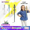 HyBaiS 24 inch Large 3D Printed Dragon,3D Dragons Figurine Toy,Big 3D Printed Toys,Easter Stuffer Gift for Kids 5-7,Desk and Home Decor(Blue Green Purple) view 2