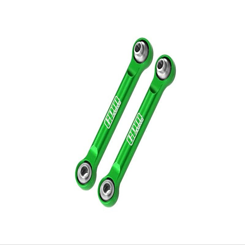 Aluminum 7075 Alloy Front Steering Link Rods for Arrma 1/14 Mojave GROM MEGA 380 Brushed 4X4 Small Scale Desert Truck RTR-ARA2104 Upgrades - Green